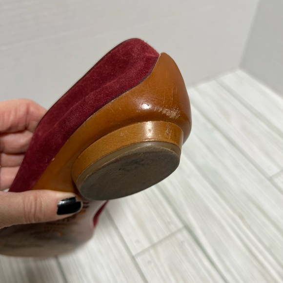 Limited edition numbered archive salvatore Ferragamo shoes suede vintage sz 37-7 - Picture 10 of 13